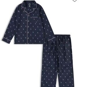 Polo Ralph Lauren Girls' Woven Long Sleeve Pajama Set 6X nwt